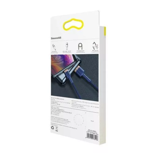 Baseus Cafule USB-Lightning töltőkábel  2m sötétkék (CALKLF-CV3)