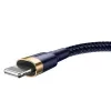 Baseus Cafule USB-Lightning töltőkábel  2m sötétkék (CALKLF-CV3)
