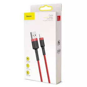  Baseus Cafule USB-Lightning töltőkábel 3 m piros (CALKLF-R09)