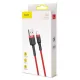 Baseus Cafule USB-Lightning töltőkábel 3 m piros (CALKLF-R09)