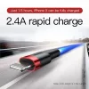 Baseus Cafule USB-Lightning töltőkábel 3 m piros (CALKLF-R09)