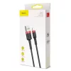 Baseus Cafule USB-Lightning töltőkábel 3 m fekete-piros (CALKLF-R91)