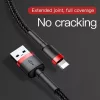 Baseus Cafule USB-Lightning töltőkábel 3 m fekete-piros (CALKLF-R91)