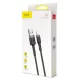 Baseus Cafule USB-A - Lightning kábel 3m fekete (CALKLF-RG1)