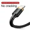 Baseus Cafule USB-A -  Lightning kábel 3m arany-fekete (CALKLF-RV1)