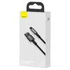 Baseus Tungsten Gold USB-A - Lightning kábel 2,4A 1m fekete (CALWJ-01)