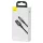 Baseus Tungsten Gold USB-A - Lightning kábel 2,4A 1m fekete (CALWJ-01)