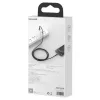 Baseus Tungsten Gold USB-A - Lightning kábel 2,4A 1m fekete (CALWJ-01)