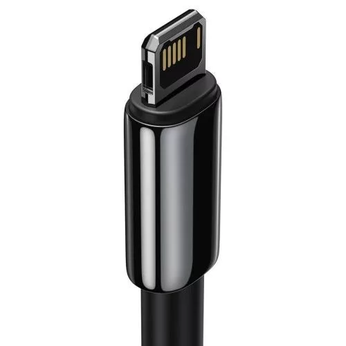 Baseus Tungsten Gold USB-A - Lightning kábel 2,4A 1m fekete (CALWJ-01)