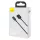 Baseus Superior USB töltőkábel, 2,4 A, 1 m, fekete (CALYS-A01)