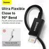Baseus Superior USB töltőkábel, 2,4 A, 1 m, fekete (CALYS-A01)