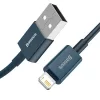 Baseus Superior USB töltőkábel, 2,4 A, 1 m, kék (CALYS-A03)