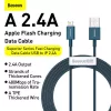 Baseus Superior USB töltőkábel, 2,4 A, 1 m, kék (CALYS-A03)