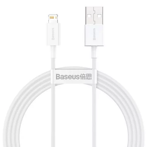 Baseus Superior USB-A - Lightning töltőkábel 1,5m fehér (CALYS-B02)