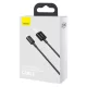 Baseus Superior USB-A - Lightning  töltőkábel 2 m fekete (CALYS-C01)