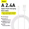 Baseus Superior USB-A --> Lightning 2,4A 2m fehér (CALYS-C02)