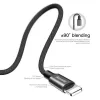 Baseus Yiven USB-A - Lightning kábel1.2m fekete (CALYW-01)