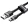 Baseus Cafule USB-A - MicroUSB kábel 2.4A, 1m fekete-szürke (CAMKLF-BG1)