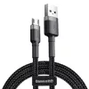 Baseus Cafule USB-A - MicroUSB kábel 2.4A, 1m fekete-szürke (CAMKLF-BG1)