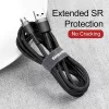 Baseus Cafule USB-A - MicroUSB kábel 2.4A, 1m fekete-szürke (CAMKLF-BG1)