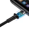 Baseus Cafule USB-A - USB-C kábel QC 3.0 1m fekete-szürke (CATKLF-PG1)
