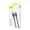 Baseus Cafule USB-A - USB-C töltőkábel  2A 3m szürke-fekete (CATKLF-UG1)