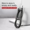 Baseus Cafule USB-A - USB-C töltőkábel  2A 3m szürke-fekete (CATKLF-UG1)