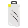 Baseus Cafule USB-C-Lightning töltőkábel, PD, 20W, 1m, fekete (CATLJK-A01)