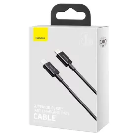   Baseus Superior USB-C --> Lightning töltőkábel 20 W PD 1m fekete (CATLYS-A01)