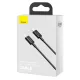 Baseus Superior USB-C --> Lightning töltőkábel 20 W PD 1m fekete (CATLYS-A01)