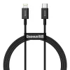 Baseus Superior USB-C --> Lightning töltőkábel 20 W PD 1m fekete (CATLYS-A01)