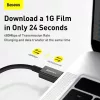 Baseus Superior USB-C --> Lightning töltőkábel 20 W PD 1m fekete (CATLYS-A01)