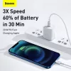Baseus Superior USB-C - Lightning töltőkábel 20W PD 1 m fehér (CATLYS-A02 )