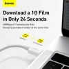 Baseus Superior USB-C - Lightning töltőkábel 20W PD 1 m fehér (CATLYS-A02 )