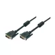 Logilink DVI kábel, DVI-D/M - DVI-D/M, 1080p, 2x ferrit, 3 m (CD0002)