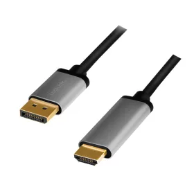  Logilink DisplayPort kábel DP/M-HDMI A/M 4K/60 Hz 2m alu (CDA0107)