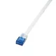 LogiLink U/UTP SlimLine lapos patch kábel Cat.6 1m fehér  (CF2031U)