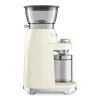 SMEG CGF03CREU elektromos kávédaráló 15 őrlési fokozattal 50's Style Retro design , Krém