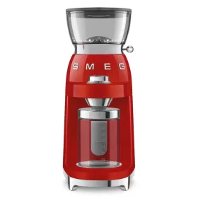   SMEG CGF03RDEU elektromos kávédaráló 15 őrlési fokozattal 50's Style Retro design , Piros