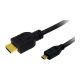Logilink CH0032 HDMI kábel male HDMI A-type / male micro-HDMI D-type 2m
