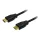 Logilink HDMI kábel A/M-A/M 4K/30 Hz fekete 0,2m (CH0076)