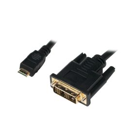  LogiLink Mini-HDMI apa –> DVI-D kábel apa, 2 m (CHM004)