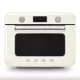 SMEG COF01CREU asztali kombinált sütő gőzfunkcióval Galileo Retro design , Krém