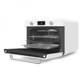   SMEG COF01WHEU asztali kombinált sütő gőzfunkcióval Galileo Retro design , Fehér