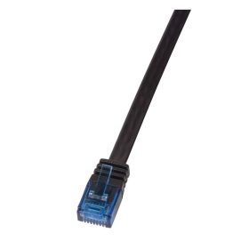   LogiLink CP0141B U/UTP/Telefon lapos patch kábel Cat.5e 20m fekete
