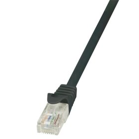 LogiLink UTP patch kábel CAT5e 0.5m fekete (CP1023U)