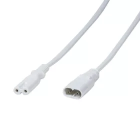   LogiLink IEC C8 -> IEC C7 hálózati tápkábel hosszabbító 2m fehér (CP132)