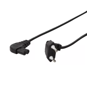   Logilink Tápkábel CEE 7/16 - IEC C7 (90 ), fekete, 0,75 m (CP134)