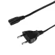 Logilink Tápkábel, CEE 7/16 - IEC C7, fekete, 7,5 m