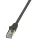 LogiLink F/UTP EconLine patch kábel Cat.6 2m fekete  (CP2053S)